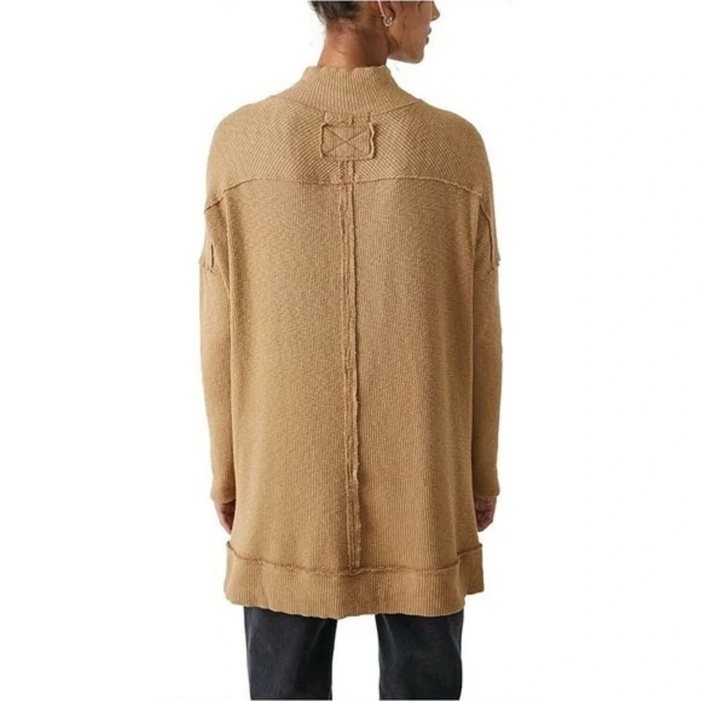 Free People We the Free Casey Rib Tunic‎ Sweater L